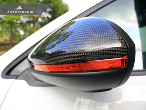 Autotecknic Mirror Covers VW Golf / Golf R / GTI MK7 Pre-Facelift (15-17) Carbon Fiber