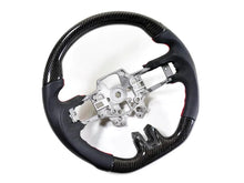 Load image into Gallery viewer, Autotecknic Steering Wheel Ford Mustang (2015-2018) [Carbon Fiber] Alcantara or Perforated Leather Finish - Carbon Perforated Leather Alternate Image