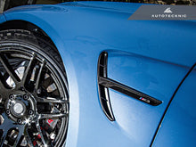 Load image into Gallery viewer, Autotecknic Fender Trim Set BMW M3 F80 (15-17) Glazing Black / Stealth Black / Carbon Fiber Alternate Image