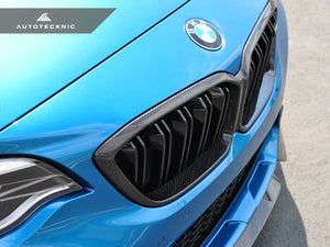 Autotecknic Replacement Grill BMW M2 Competition F87 (16-18) [Surrounds] Dry Carbon Fiber