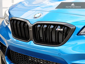 Autotecknic Replacement Grill BMW M2 Competition F87 (16-18) [Surrounds] Dry Carbon Fiber