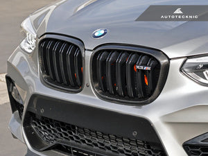 Autotecknic Replacement Grills BMW X3M F97 (21-22) [Surrounds] Dry Carbon Fiber