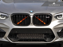 Load image into Gallery viewer, Autotecknic Replacement Grills BMW X3M F97 (21-22) [Surrounds] Dry Carbon Fiber Alternate Image