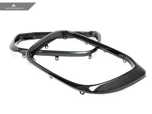 Autotecknic Replacement Grills BMW X3 G01 Pre-LCI (18-21) [Surrounds] Dry Carbon Fiber