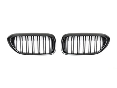 Autotecknic Replacement Grill BMW 5 Series G30 (17-22) [Dual-Slats] Glazing Black or Carbon Fiber