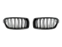 Load image into Gallery viewer, Autotecknic Replacement Grill BMW 3 Series F30/F31 (12-15) [Dual Slats] Glazing Black / Stealth Black / Carbon Fiber - Carbon Fiber Alternate Image