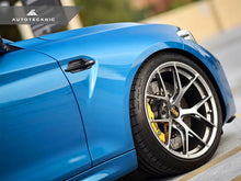 Load image into Gallery viewer, Autotecknic Fender Gills Set BMW M2 F87 (2016-2018) Glazing Black or Carbon Fiber - Glazing Black Alternate Image