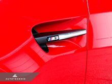 Load image into Gallery viewer, Autotecknic Fender Trim Set BMW M3 E90 / E92 / E93 (08-13) Glazing Black or Stealth Black - Glazing Black / w/ BMW Emblems Alternate Image