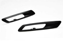 Load image into Gallery viewer, Autotecknic Fender Light Trim Set BMW 5 Series F10 (11-13) Glazing Black / Stealth Black / Carbon Fiber Alternate Image