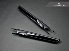 Load image into Gallery viewer, Autotecknic Fender Trim Set BMW M3 F80 (15-17) Glazing Black / Stealth Black / Carbon Fiber Alternate Image