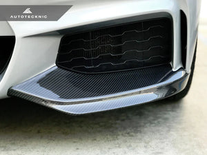 Autotecknic Aero Front Splitters BMW 4 Series M-Sport F33/F36 (14-19) Vacuumed Carbon Fiber