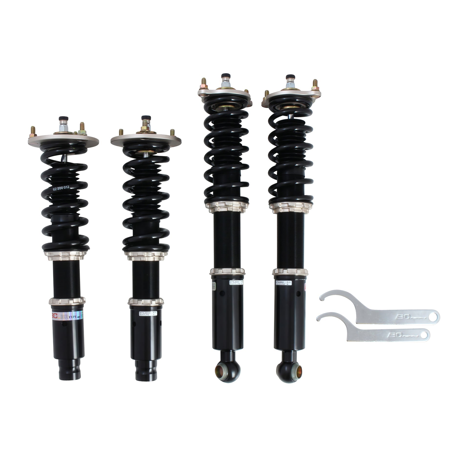 90-99 Mitsubishi Eclipse 90-98 Talon Coilover Lowering Coil Springs Set Black