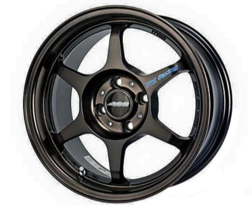 175.75 Buddy Club P1 Racing SF Wheel 15X8.0 ET25 4X114.3 - Bronze Black / Magnesium Blue / Gold - Redline360
