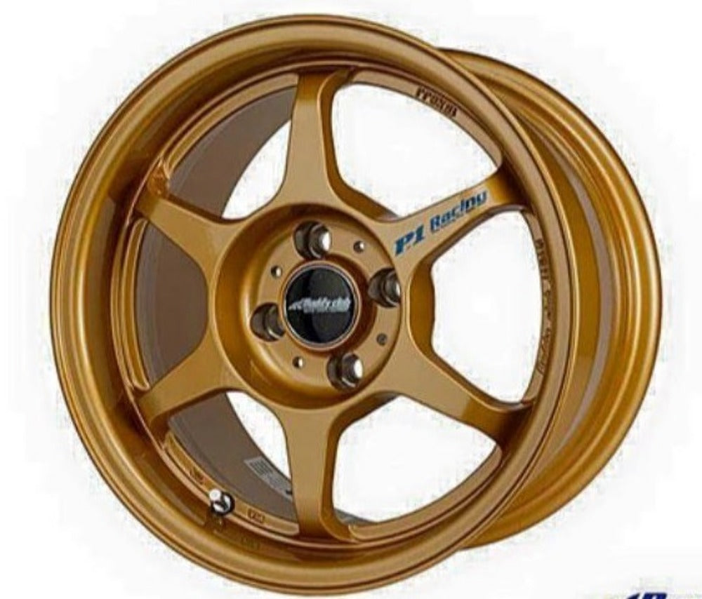 P1 Racing Rim Kancil Buddy Club P1 Racing SF Wheel 15X8.0 ET25 4X114.3 - Bronze Black / Mag