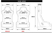 Load image into Gallery viewer, 579.50 Buddy Club P1 Racing Bucket Seat (Black - Limited) Wide or Regular - Redline360 Alternate Image