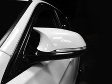 Load image into Gallery viewer, Autotecknic Replacement Mirror Covers BMW M2 F87 (2016-2021) [V3 M Inspired] Painted - No / Alpine White (300) Alternate Image