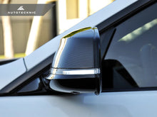 Load image into Gallery viewer, Autotecknic Replacement Mirror Covers BMW 2 Series F22 (14-20) Dry Carbon - Gloss or Satin Finish - Gloss Alternate Image