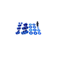 Load image into Gallery viewer, Dress Up Bolts BMW E90/E92/E93 335i (2007-2013) Titanium Hardware Hood Kit - Blue Alternate Image