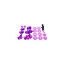 Load image into Gallery viewer, Dress Up Bolts BMW E90/E92/E93 335i (2007-2013) Titanium Hardware Hood Kit - Purple Alternate Image