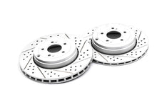 Load image into Gallery viewer, ARK Brake Rotors Hyundai Genesis Coupe 2.0T / 3.8 V6 (10-16) Drilled &amp; Slotted or Slotted - Drilled &amp; Slotted / Brembo Brakes / Front Alternate Image