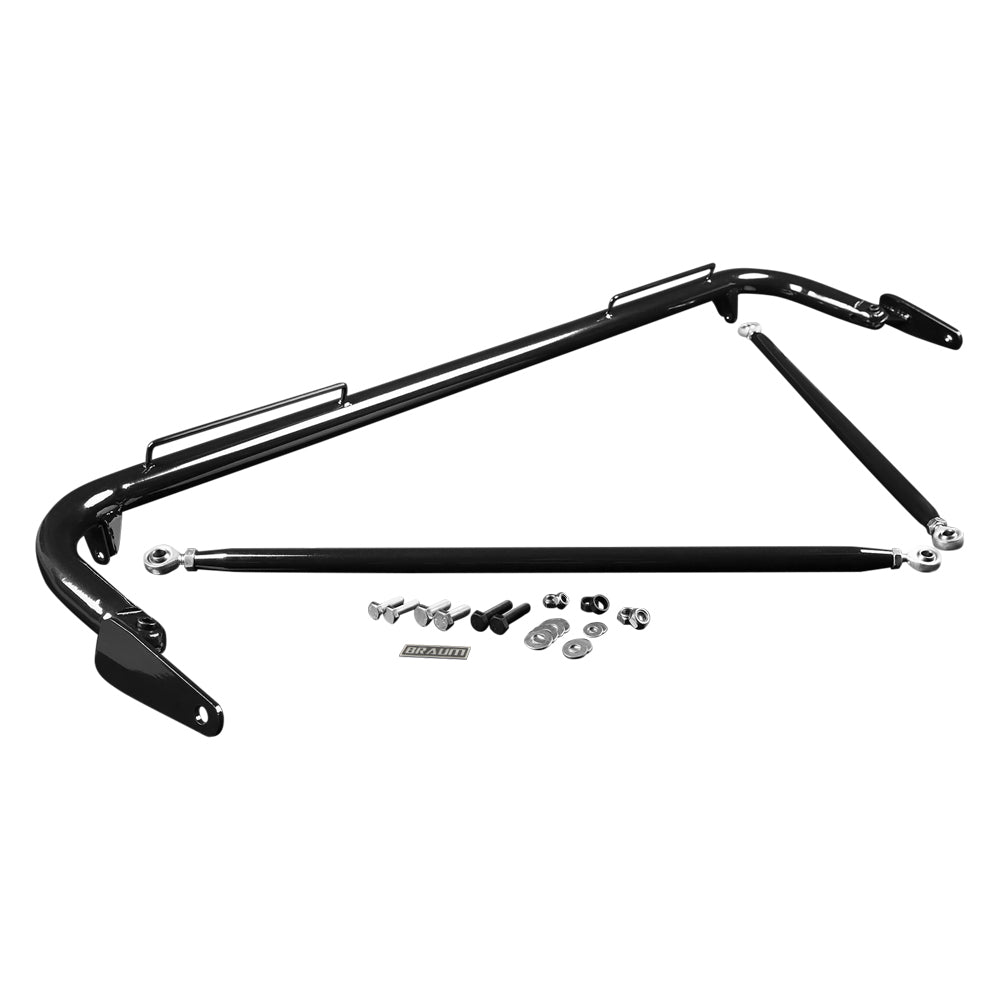 199.99 BRAUM Harness Bar Acura Integra (94-01) Black / Red / White / Space Gray - Redline360