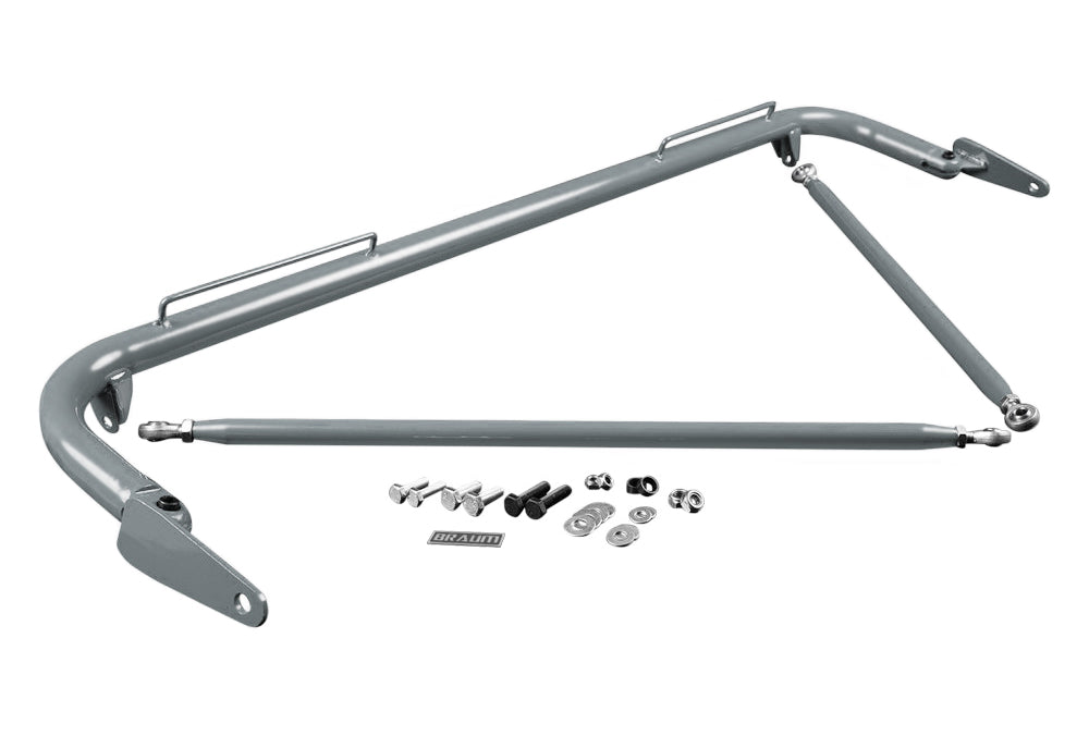 199.99 BRAUM Harness Bar Honda Civic EG/EK (1992-2011) Black / Red / White / Space Gray - Redline360