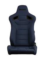 Load image into Gallery viewer, BRAUM Elite Sport Seats (Reclining - Navy Blue Jacquard Cloth) BRR1-UFBS Alternate Image