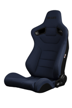 Load image into Gallery viewer, BRAUM Elite Sport Seats (Reclining - Navy Blue Jacquard Cloth) BRR1-UFBS Alternate Image