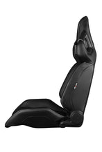 Load image into Gallery viewer, 949.99 BRAUM Alpha-X Seats (Reclining w/ Carbon Fiber Look Back) White / Red / Black - Redline360 Alternate Image