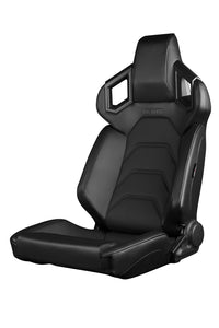 949.99 BRAUM Alpha-X Seats (Reclining w/ Carbon Fiber Look Back) White / Red / Black - Redline360