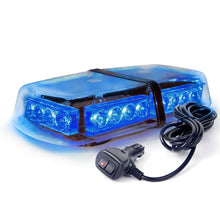 Load image into Gallery viewer, Xprite Beta Series 12W LED Rooftop Strobe Light with Magnetic Base - Blue/Red/Red-Blue/White/White-Amber/Amber - Blue Alternate Image