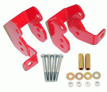 Load image into Gallery viewer, BMR Control Arm Relocation Brackets Chevy Camaro/Pontiac Firebird (82-02) Weld or Bolt On - Bolt-On - Red Alternate Image