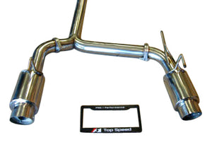 669.95 Top Speed Pro 1 Exhaust Infiniti G35 Coupe (2003-2007) 3" Resonated - Redline360