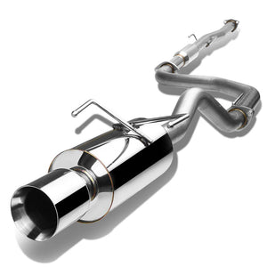 DNA Exhaust Acura Integra GSR / Type-R (94-01) Catback w/ 4.5" Single Exit - Polished / Silver / Burnt / Double Walled Tips
