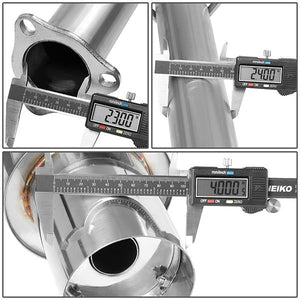 DNA Exhaust Acura Integra RS LS GS (94-01) Catback w/ 4.5" N Muffler Tip - Polished or Burnt Blue