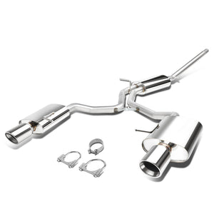 DNA Exhaust Audi A4 Sedan/Coupe 2.0T Turbo FWD (06-09) Catback w/ 4" Rolled Tips