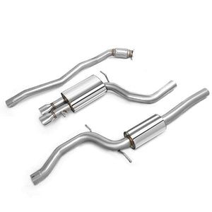 DNA Exhaust Audi A4 Quattro 2.0L (09-16) Catback w/ 3.5" Double Rolled Tips