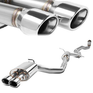 DNA Exhaust Audi A4 Quattro 2.0L (09-16) Catback w/ 3.5" Double Rolled Tips
