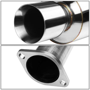 DNA Exhaust Nissan 240SX S13 (89-94) Catback w/ 4" Polished or Blue Burnt Muffler Tip