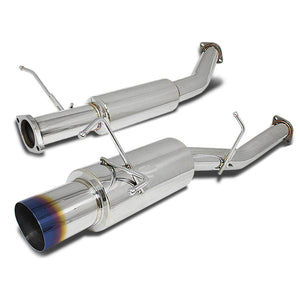 DNA Exhaust Nissan 240SX S13 (89-94) Catback w/ 4" Polished or Blue Burnt Muffler Tip