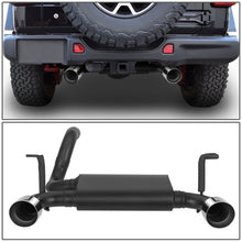 Load image into Gallery viewer, DNA Exhaust Jeep Wrangler JL 2.0L/3.6L (18-22) Axleback w/ 4&quot; OD Stainless Steel Muffler Tip Alternate Image