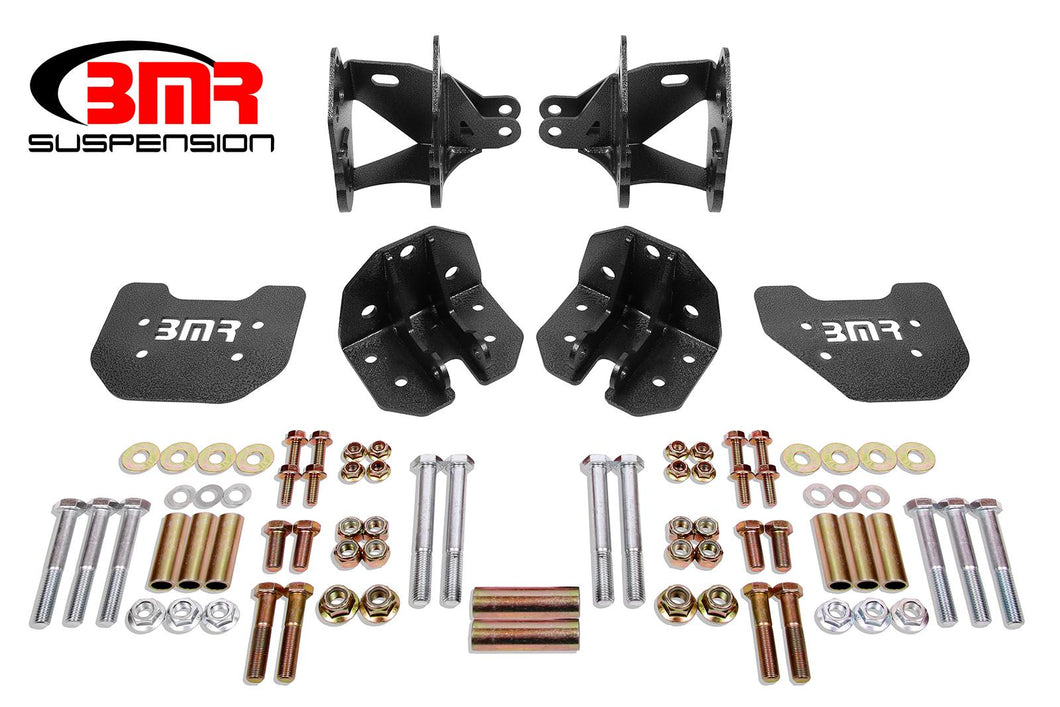 429.95 BMR Rear Coilover Conversion Kit Ford Mustang (79-04) [Non-adjustable Shock Mount] Red or Black - Redline360