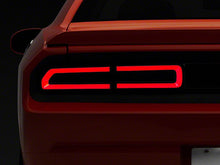 Load image into Gallery viewer, Raxiom Tail Lights Dodge Challenger (2008-2014) [LED w/ Sequential Turn Signal] Black w/ Smoked Lens - Default Title Alternate Image