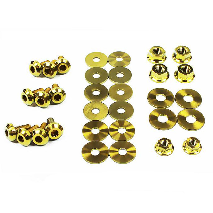 Dress Up Bolts Chevy Camaro (1015) Titanium Full Engine Bay Kit