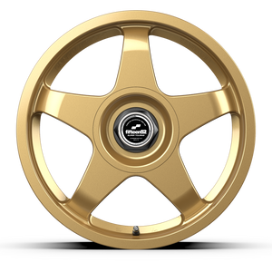 309.00 fifteen52 Chicane Wheels (18x8.5 5x112/5x120 +35 Offset 73.1mm Bore) Speed Silver / Gold / Asphalt Black - Redline360