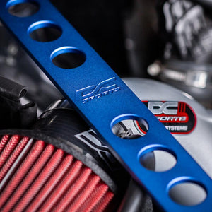 201.99 DC Sports Aluminum Strut Bar Kia Stinger 2.0 / 3.3 (2017-2020) Polished / Red / Blue - Redline360