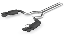 Load image into Gallery viewer, MBRP Exhaust Ford Mustang GT 5.0 (18-23) 3" Catback w/ Quad Dual Wall Tips - Race or Street Version - Street / Black-Coated Alternate Image
