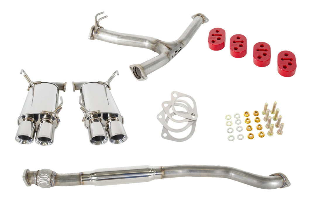 1440.00 GrimmSpeed Catback Exhaust Subaru WRX / WRX STI Sedan (11-19) Resonated or Un-Resonated - Redline360