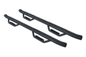 503.95 Go Rhino Dominator D4 Side Step Dodge Ram 1500 Quad Cab (09-10) - Dual Step/Cab-Length - Redline360