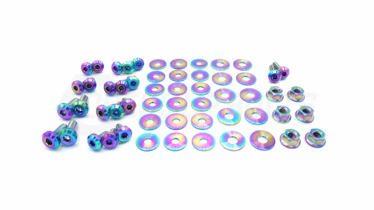 Dress Up Bolts Dodge Charger (1521) [Titanium Hardware Engine Bay Kit